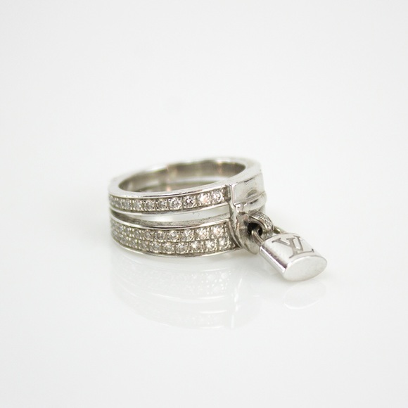 LIMITED EDITION Louis Vuitton Lockit Ring Diamond - Picture 4 of 8